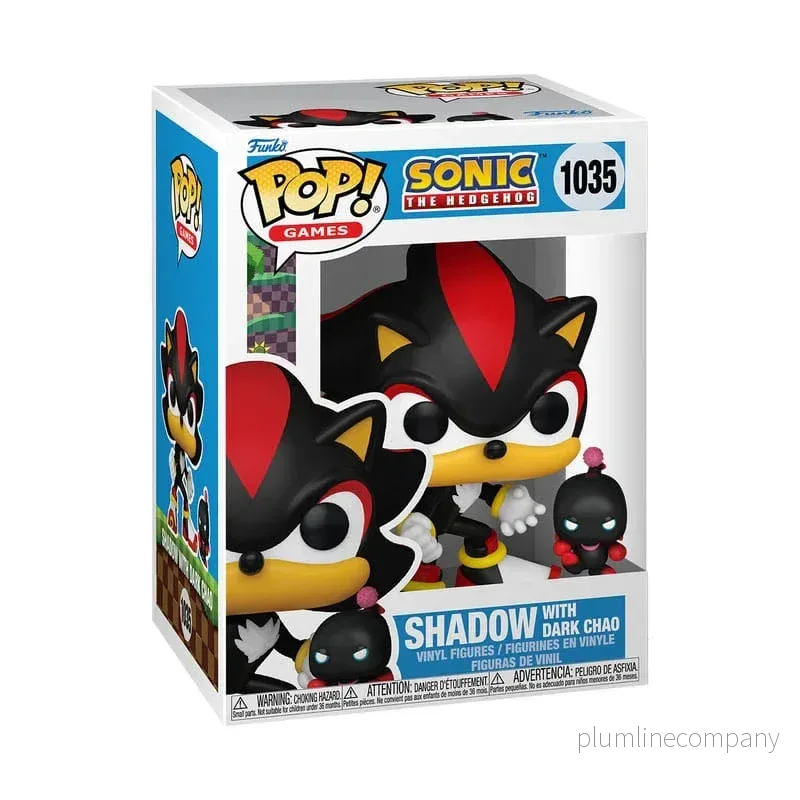 Sonic The Hedgehog POP! Figur Shadow med DChao 9 cm - Bild 3