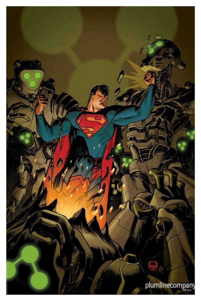 DC Comics konsttryck Superman Space Age 61 x 41 cm - utan ram - Bild 2