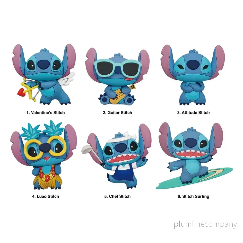 Lilo & Stitch 3D Magnets Series 2 Display (12) - Bild 2
