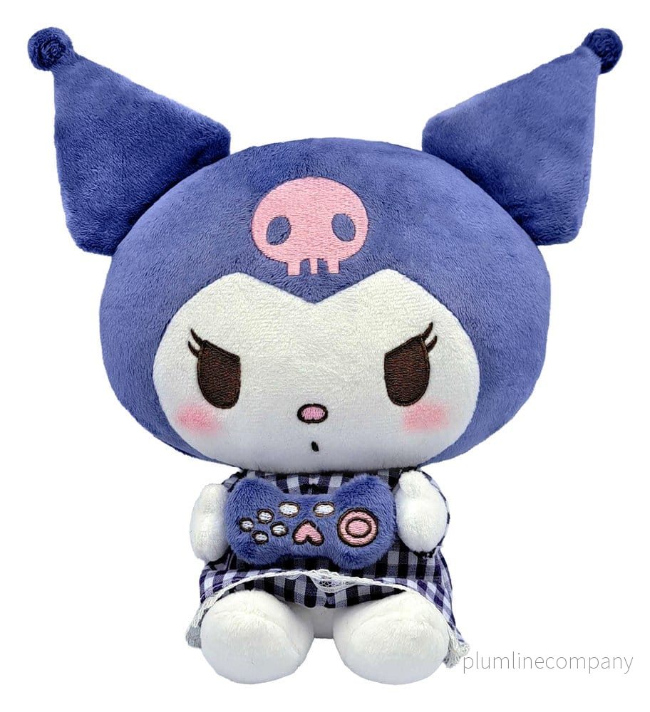 Sanrio gosedjur Kuromi Pyjama Style M 22 cm - Bild 2