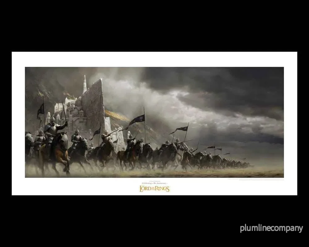 Lord of the Rings Konsttryck Faramirs Anfall 59 x 30 cm - Bild 3