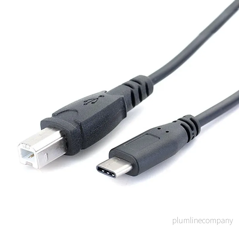 NÖRDIC USB-C 2.0 till USB 2.0 B datakabel 3m USB skrivarkabel NÖRDIC USB-C 2.0 till USB 2.0 B datakabel 3m USB skrivarkabel
