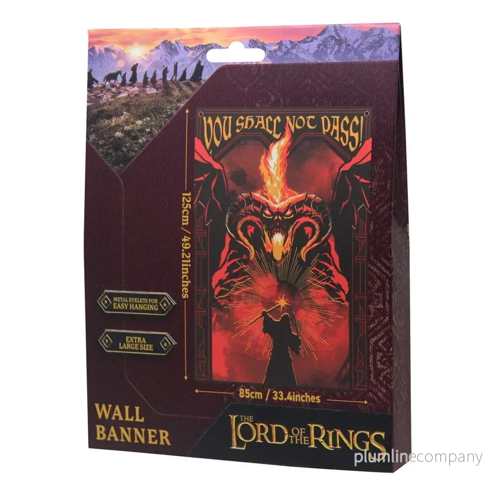 Lord of the Rings Väggbanner - Du skall inte passera! 125 x 85 cm - Bild 3