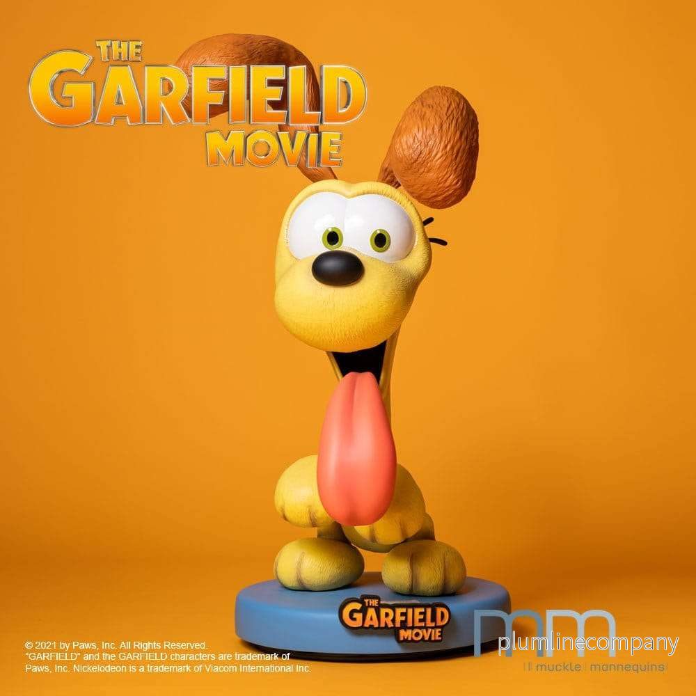 Garfield Movie Odie figur i naturlig storlek 103 cm