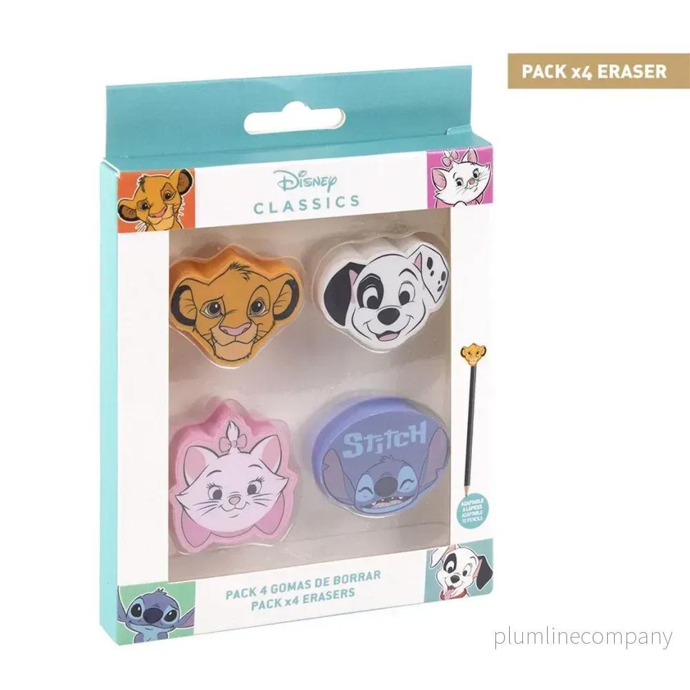 Suddgummi Paket X4 Disney Suddgummi Paket X4 Disney