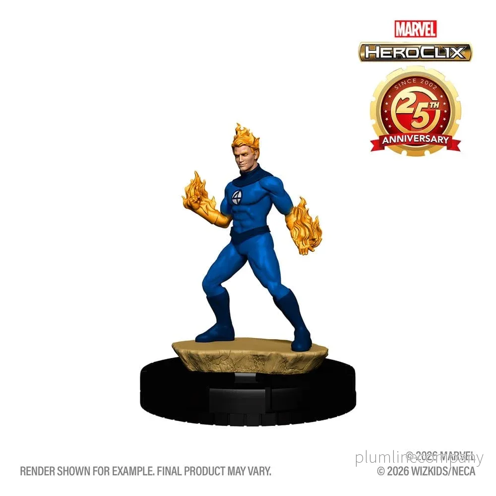 Marvel HeroClix: 25-årsjubileumsstartset Fantastiska Fyran - Bild 2