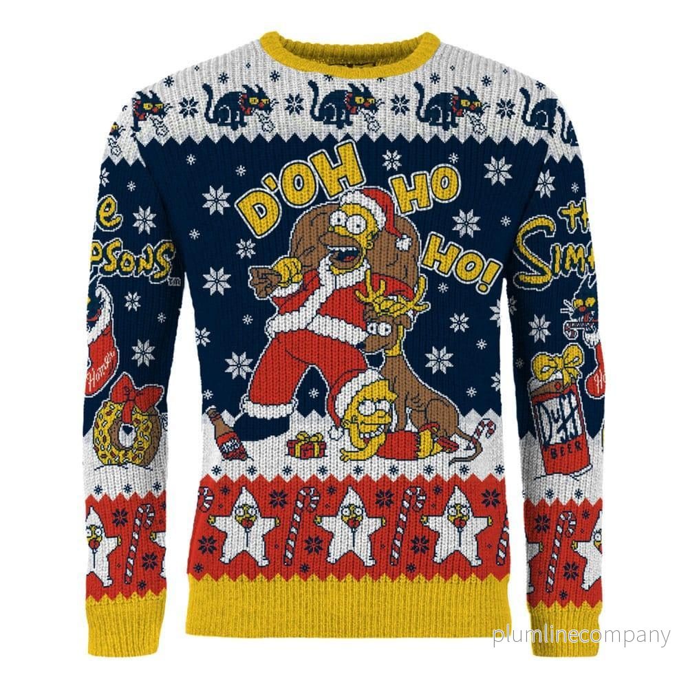 Simpsons Christmas Sweater D'oh Ho Ho! - Bild 2