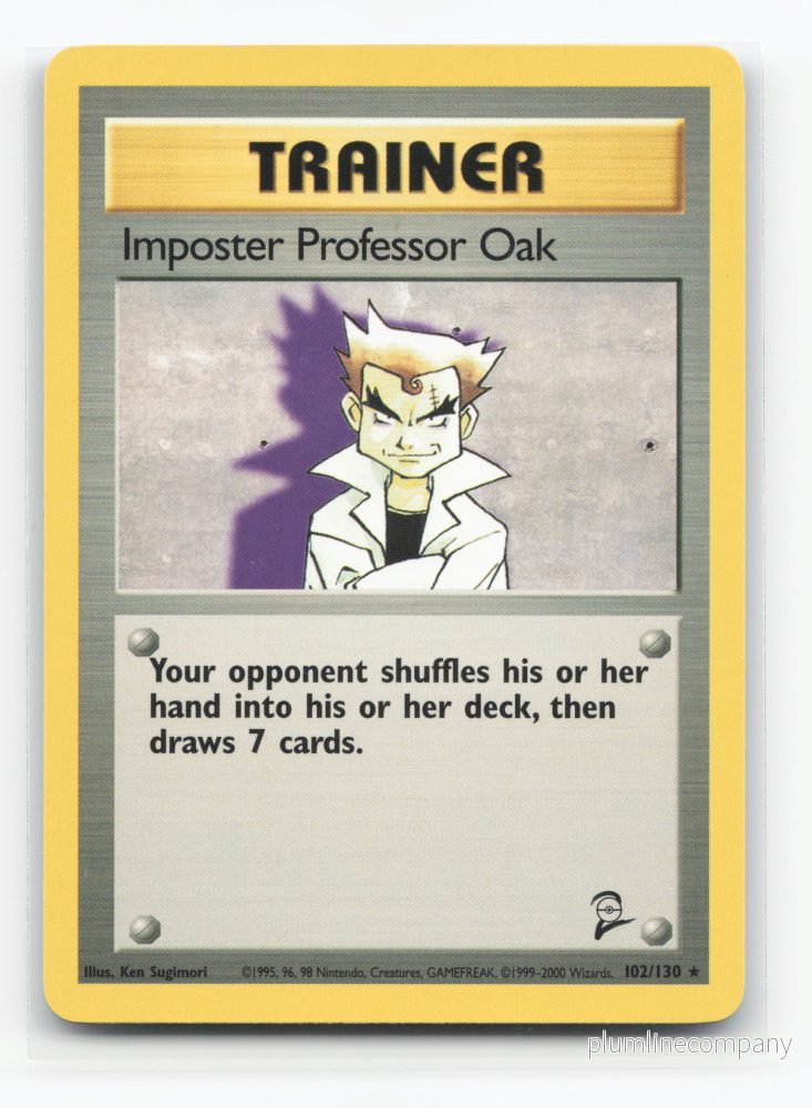 Imposter Professor Oak 102/130 – Base Set 2 Imposter Professor Oak 102/130 – Base Set 2