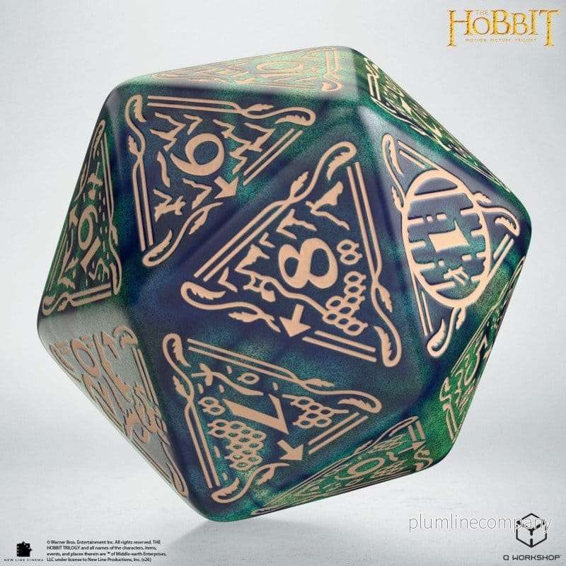 The Hobbit Spindown Jumbo-tärning Tideborn TCG D20 The Hobbit Spindown Jumbo-tärning Tideborn TCG D20