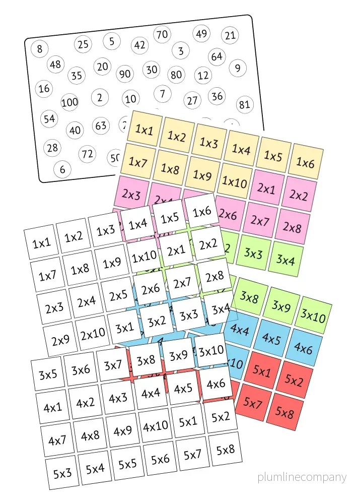 Räkna & hitta – Mattespel med multiplikation 1–10 - Bild 3