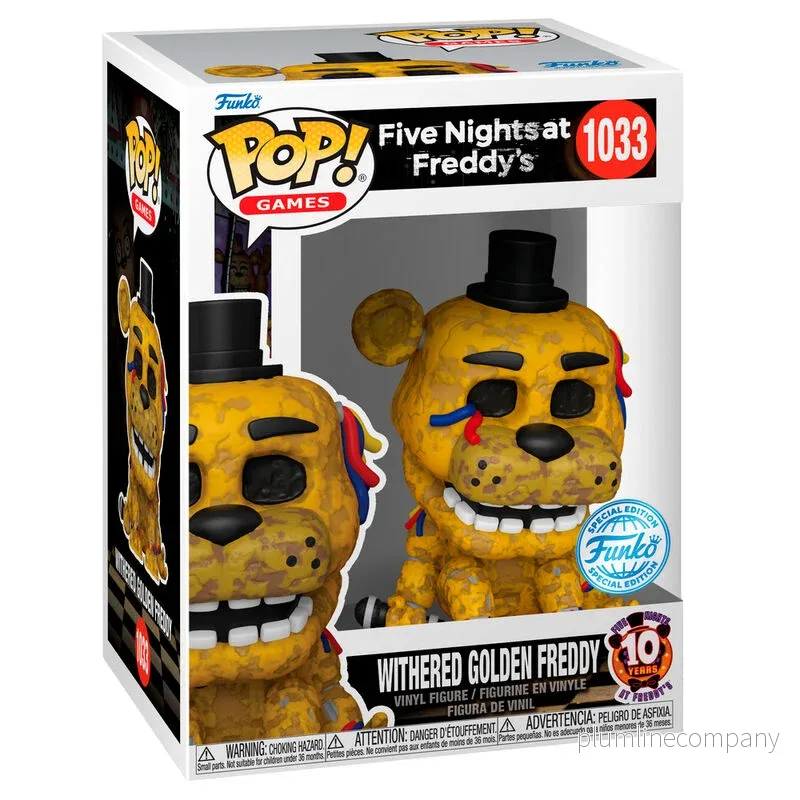 Funko POP Five Nights at Freddy’s Withered Golden Freddy Exclusive Funko POP Five Nights at Freddy’s Withered Golden Freddy Exclusive
