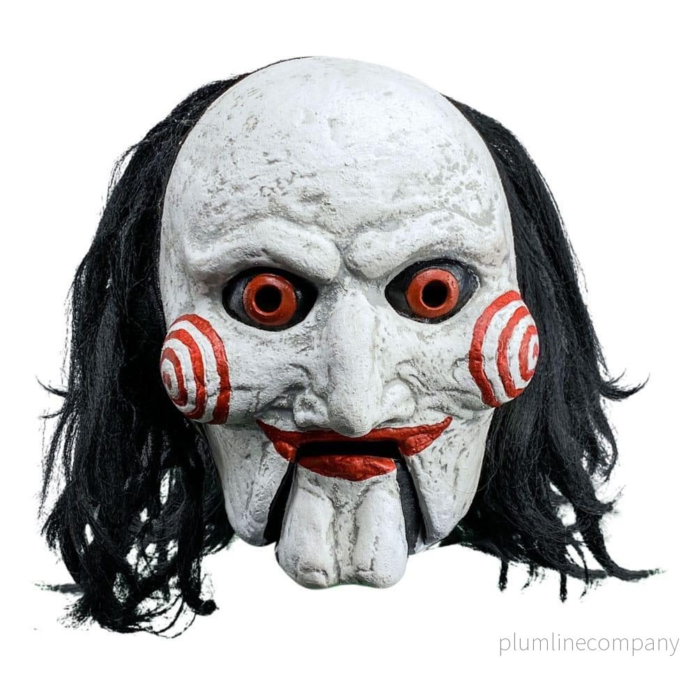 Saw Latex Mask Billy Puppet med Rörlig Mun Saw Latex Mask Billy Puppet med Rörlig Mun