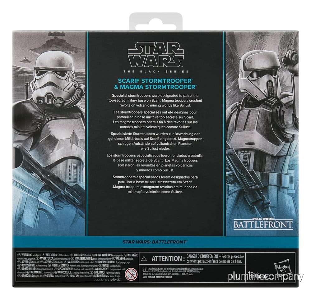 Star Wars: Battlefront Black Series Action Figure 2-Pack Scarif Stormtrooper & Magma Stormtrooper 15 cm - Bild 3