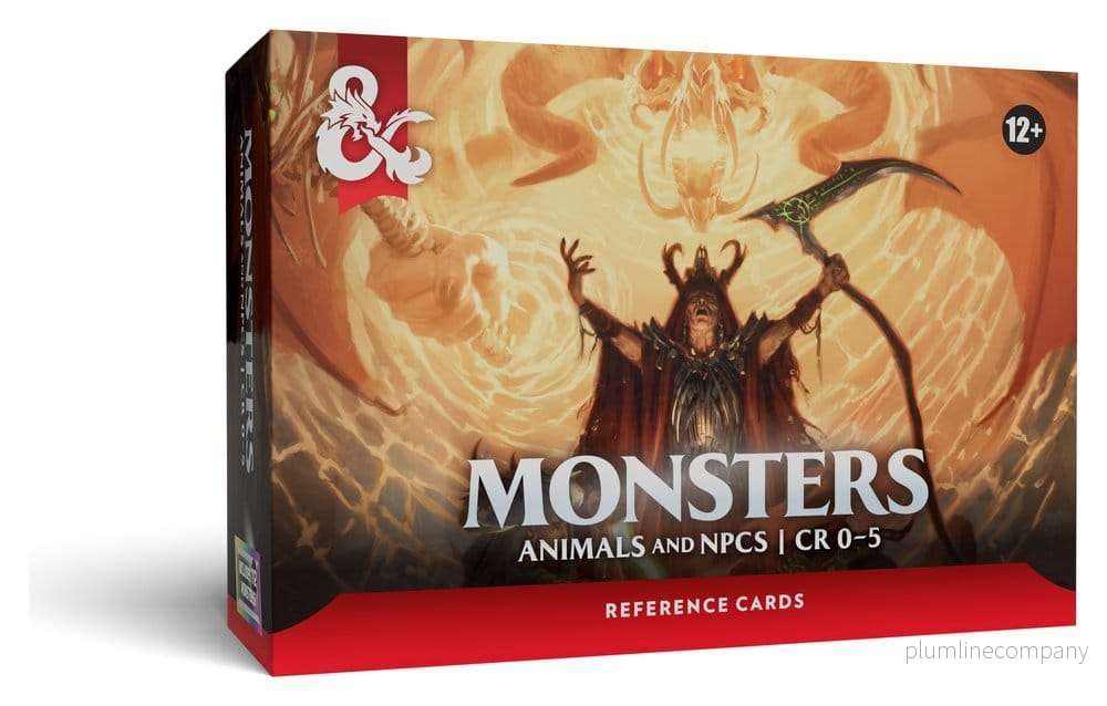 Dungeons & Dragons Rollspelsreferenskort: Monster (Djur och NPC) – Engelska Versionen Dungeons & Dragons Rollspelsreferenskort: Monster (Djur och NPC) – Engelska Versionen