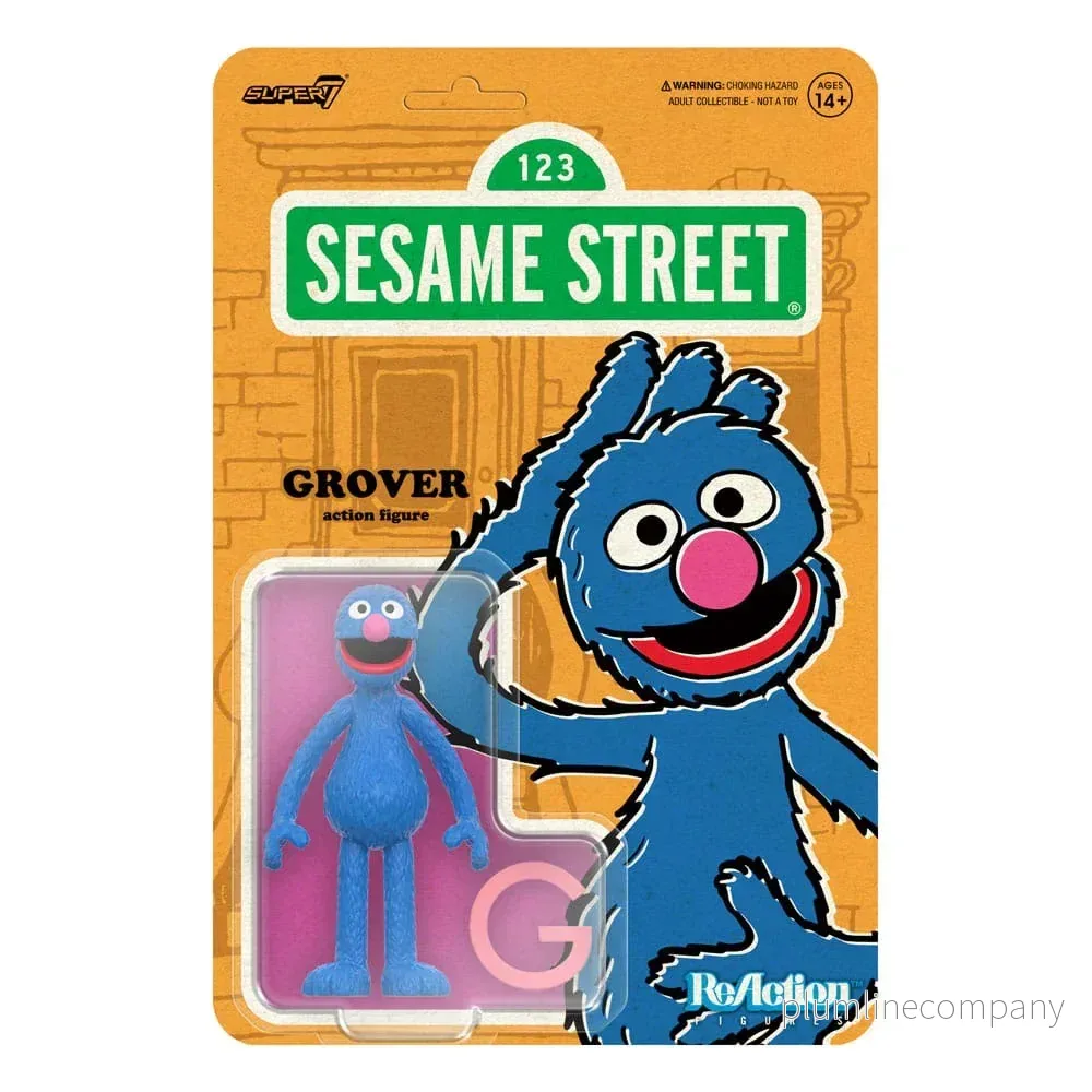 Sesame Street ReAction Actionfigur Wave 05 Grover 10 cm - Bild 3