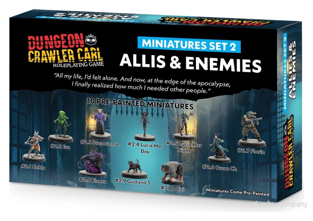 Dungeon Crawler Carl Minifigurset 2 Fiender och Allierade - Bild 2