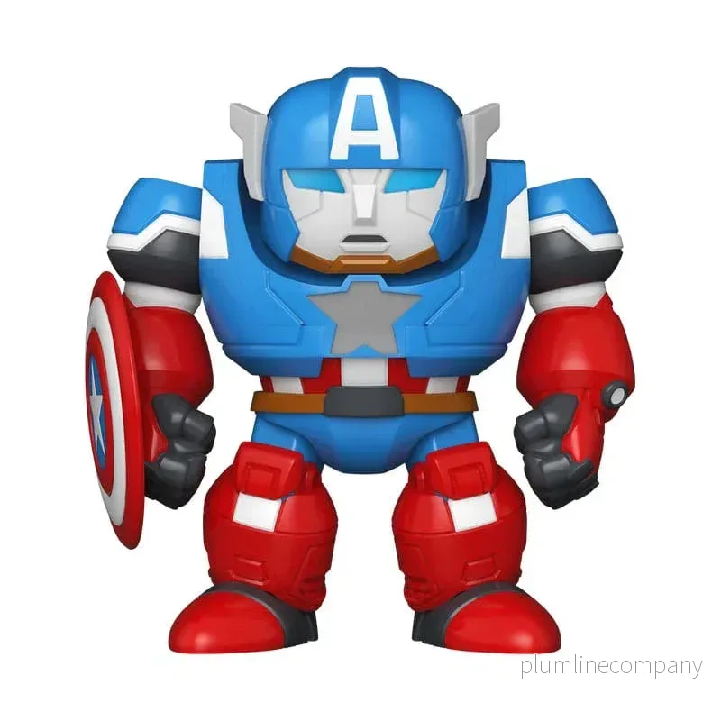 Marvel Bitty POP! Bots Figur WI-CA Mech med Kapsel 11,7 cm