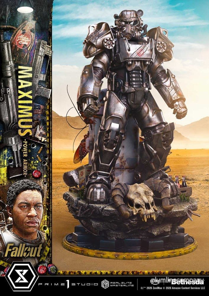 Fallout Real Elite Masterline Statue 1/4 Maximus Power Armor 67 cm - Bild 3