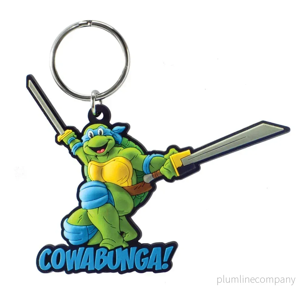 Teenage Mutant Ninja Turtles Soft Touch PVC Bag Clip Leonardo