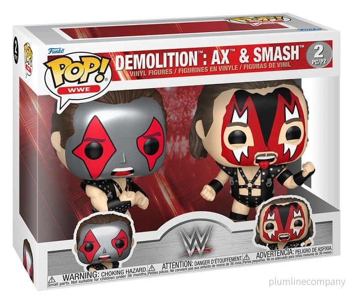 WWE POP! Figurer 2-Pack Ax & Smash 9 cm - Bild 2