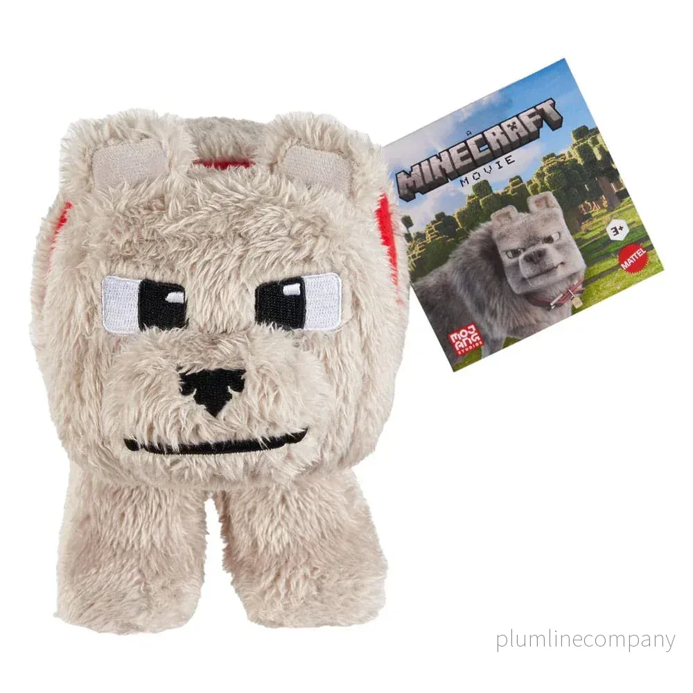 Minecraft Movie Plyschfigur Dennis the Wolf 20 cm - Bild 3