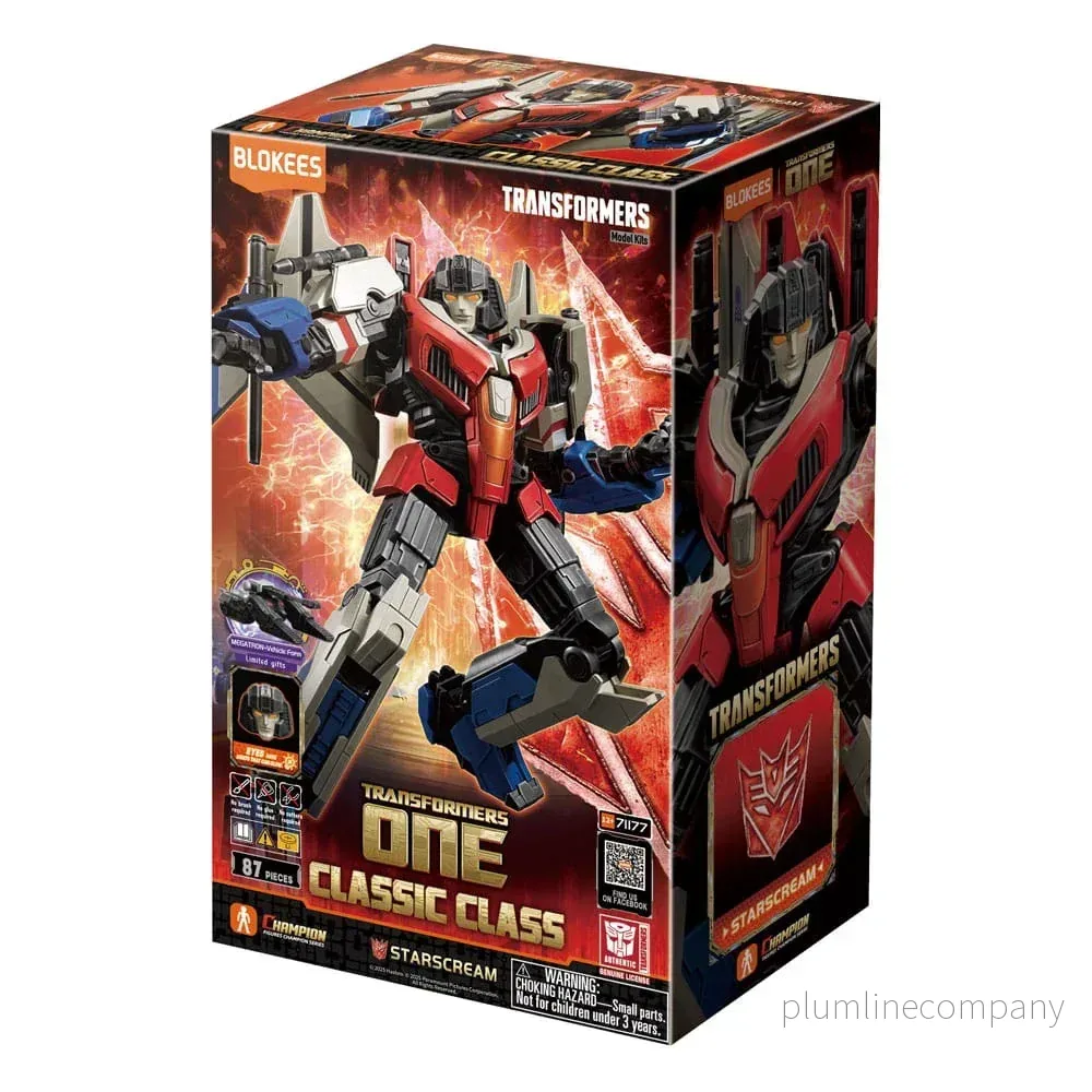 Transformers Blokees Plastmodellset Classic Class 16 Starscream Transformers Blokees Plastmodellset Classic Class 16 Starscream