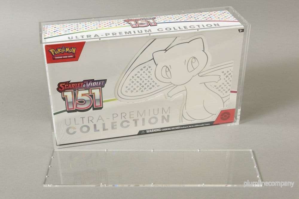 Evoretro akryl-displaybox för Pokémon 151 UPC Box och Mega Charizard X UPC Box 23 x 39 cm - Bild 3