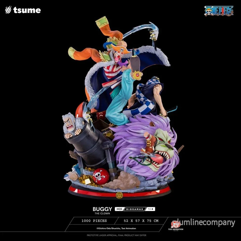 One Piece HQS Dioramax Figur 1/4 Buggy the Clown