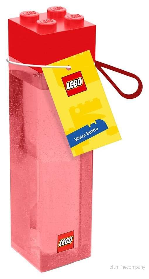 LEGO plastflaska röd kloss LEGO plastflaska röd kloss