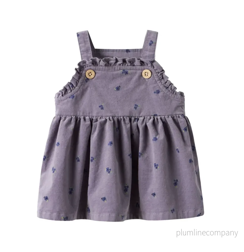 SISTA CHANSEN - ORGANIC COTTON DRESS - NBFTULLIA CORD SPENCER