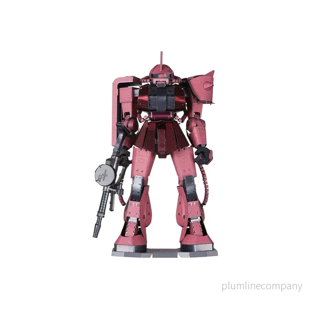 Mobile Suit Gundam Metallic Nano Puzzle Model Kit Char´s Zaku 13 cm - Bild 2