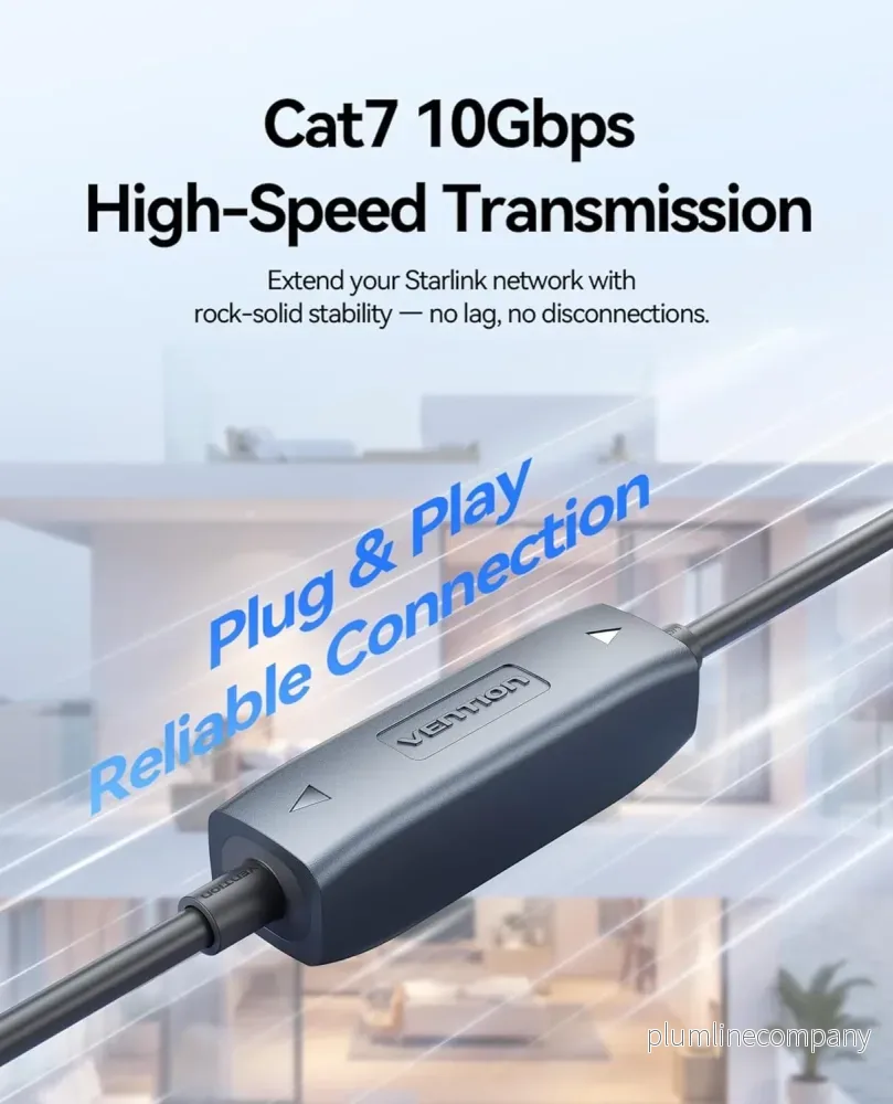Starlink kabelkoppling för Starlink-kabel Gen3, IP68 vattentät kontakt, förlängning till RJ45, kompatibel med Starlink Ethernet-adapter Gen3 - Bild 3