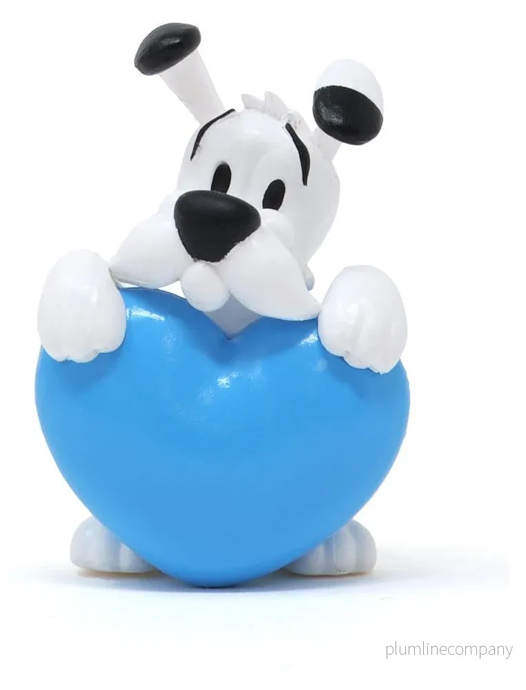 Asterix PVC-figur Hundus Blå Hjärtat 4,5 cm Asterix PVC-figur Hundus Blå Hjärtat 4,5 cm