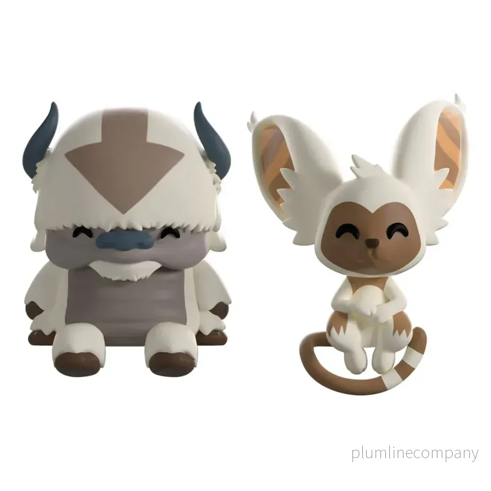 Avatar: The Last Airbender Figurer Appa och Momo Monitor Buddiez 5 cm Avatar: The Last Airbender Figurer Appa och Momo Monitor Buddiez 5 cm