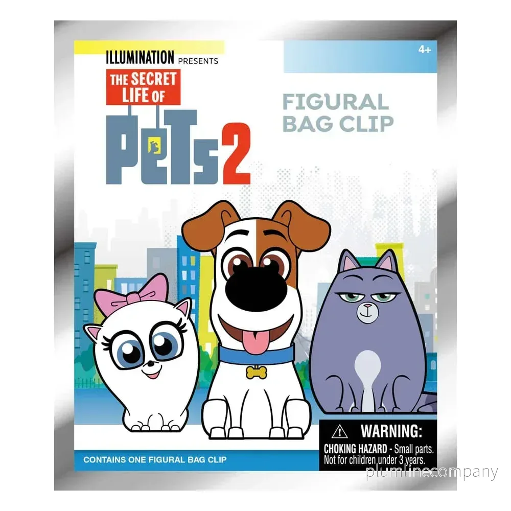 The Secret Life of Pets 3D PVC Bag Clips - Series 1 Display (24) - Bild 3
