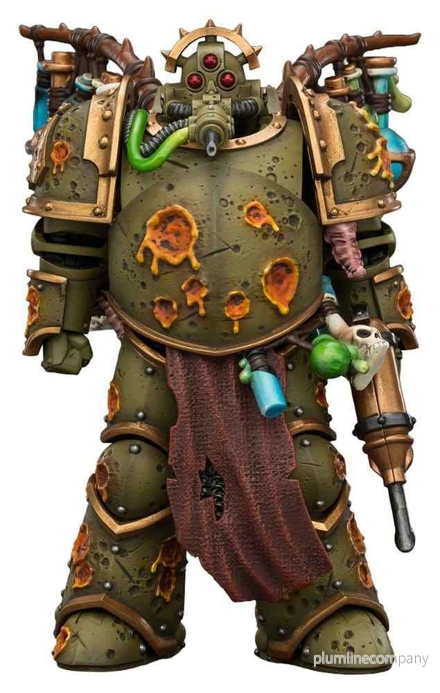 Warhammer 40,000 Actionfigur Death Guard Biologus Putrifier 12 cm