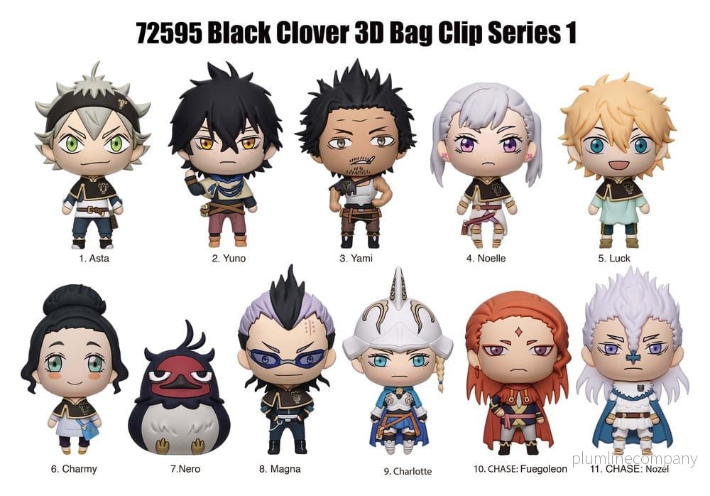 Black Clover 3D Skum Väskklipp Serie 1 Display (24) - Bild 3