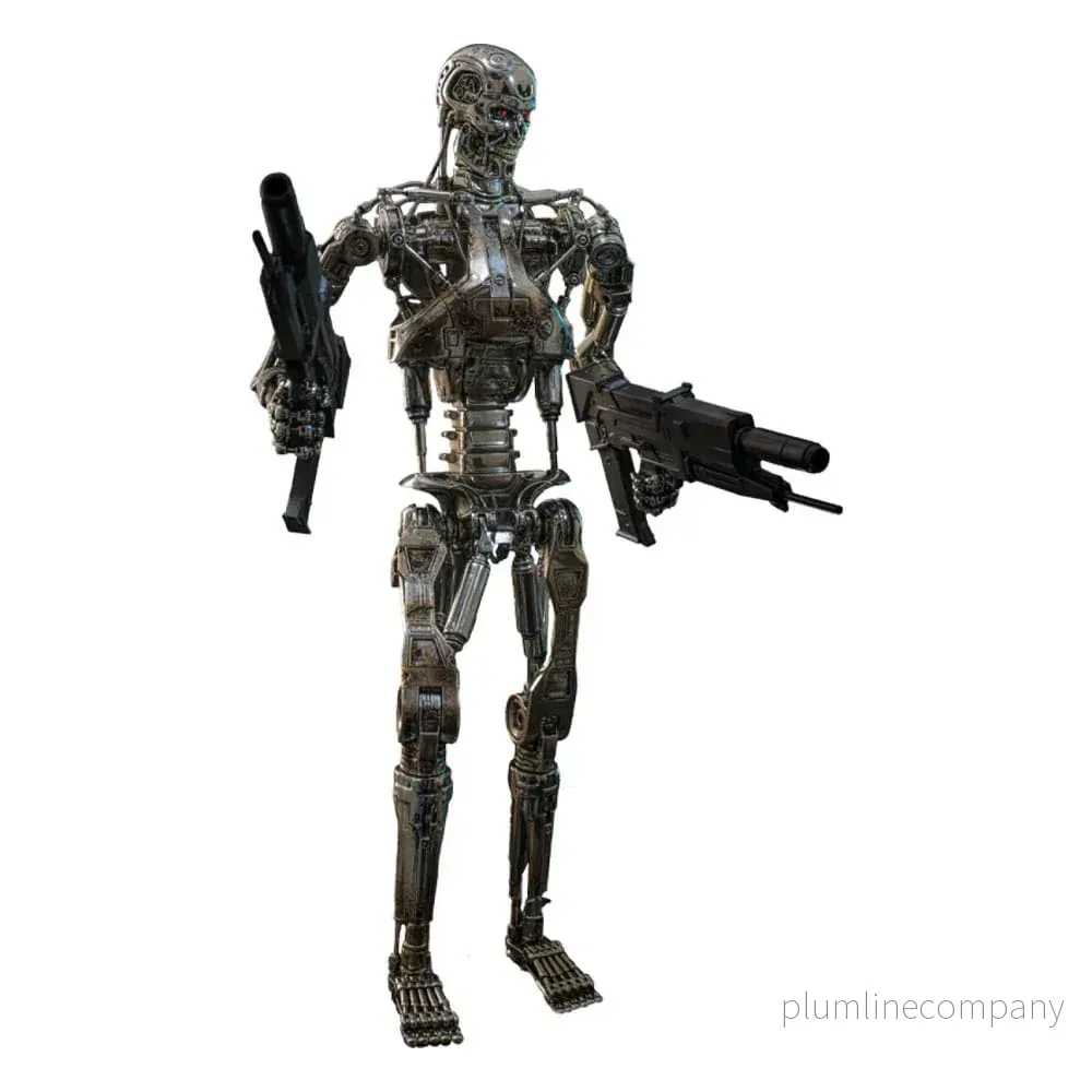 Terminator 2: Judgment Day Movie Masterpiece Die-cast Action Figur 1/6 Endoskeleton (Battle Damaged Version) 31 cm - Bild 2