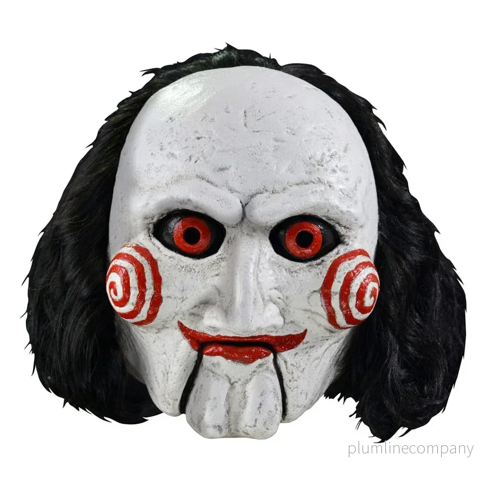 Saw Latex Mask Billy Puppet – Skrämmande Utseende för Halloween Saw Latex Mask Billy Puppet – Skrämmande Utseende för Halloween