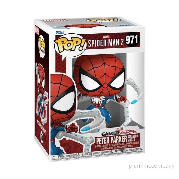 Spider-Man 2 POP! Vinyl Figur Peter Parker Kostym 9 cm - Bild 3