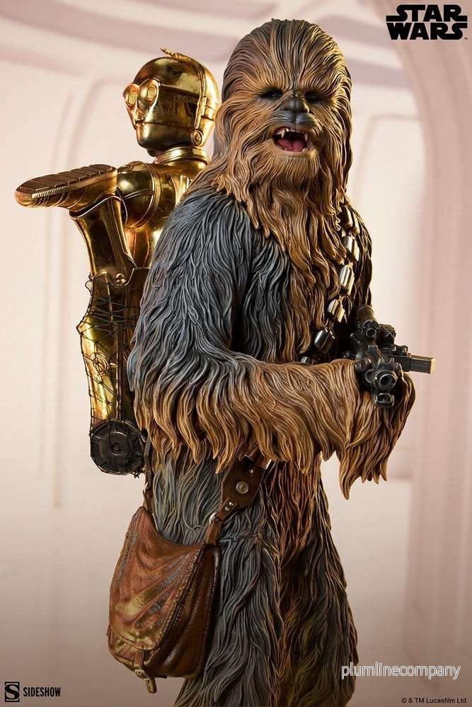 Star Wars Premium Format Figure Chewbacca och C-3PO 63 cm - Bild 3