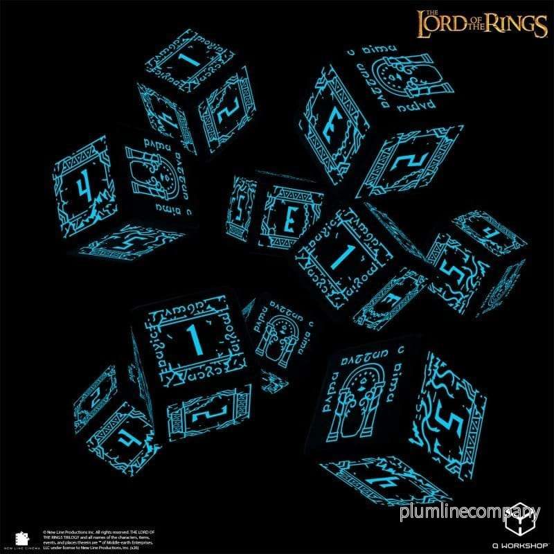 The Lord of the Rings – 10 D6-tärningar Moria (Glow in the Dark) The Lord of the Rings – 10 D6-tärningar Moria (Glow in the Dark)