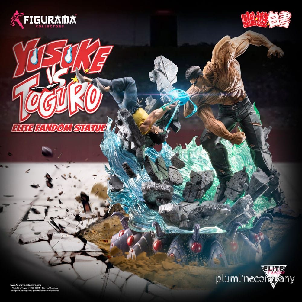 Yu Yu Hakusho Elite Exclusive staty 1/6 Yusuke vs Toguro 59 cm - Bild 2