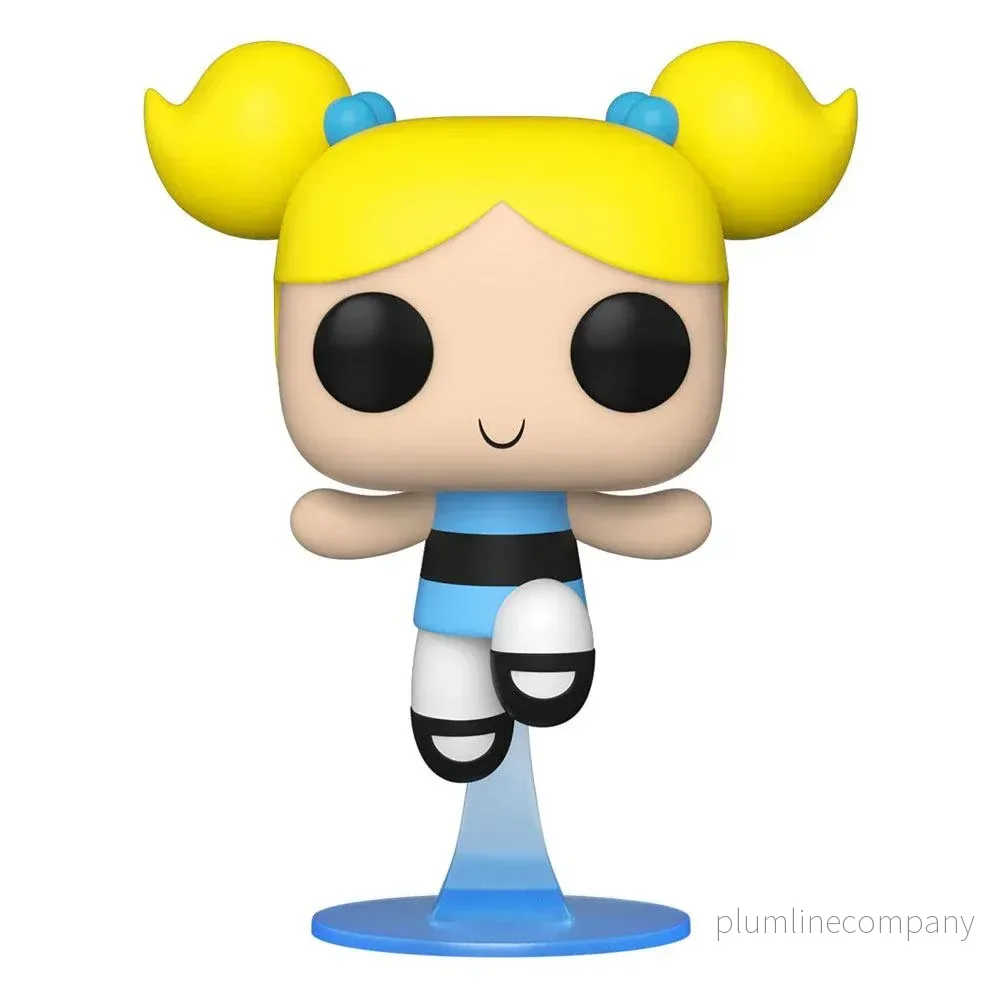 Powerpuff Girls POP! Animation Figur Bubbles 9 cm - Rolig och Samlarvänlig - Bild 2