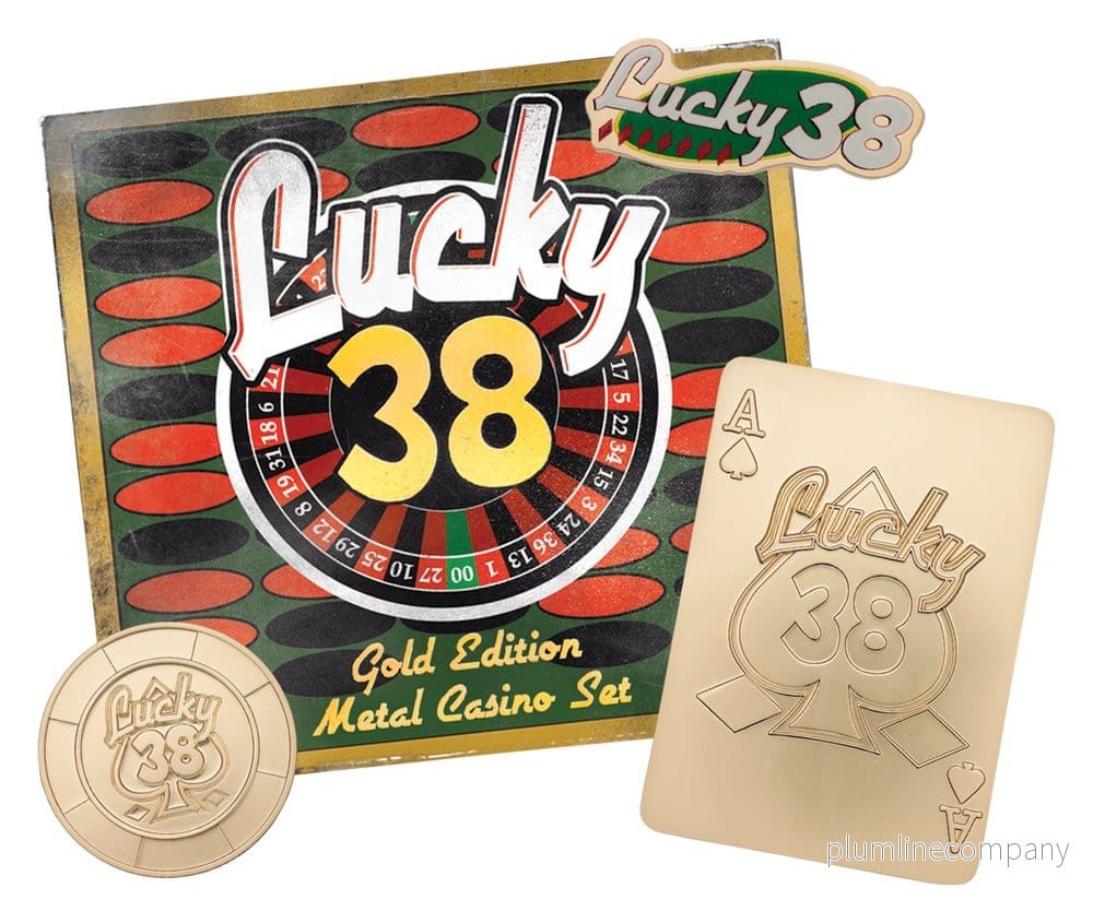 Fallout: New Vegas Replica Lucky 38 Imitation Gold Casino Set Limited Edition - Bild 2