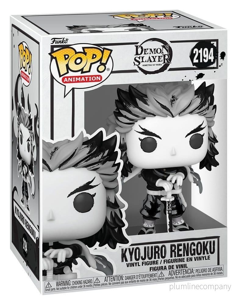 Demon Slayer: Kimetsu no Yaiba POP! Animation Figurer Rengoku(Sumi-Ink) 9 cm - Bild 3