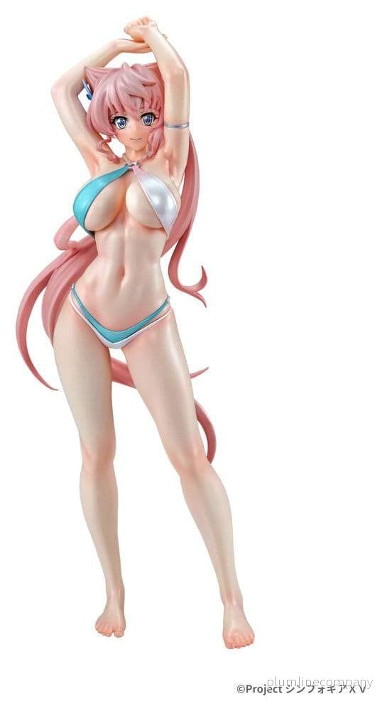 Senki Zesshou Symphogear XV PVC-figur 1/7 Maria Cadenzavna Eve Bikini Style Gloss Ver. 27 cm Senki Zesshou Symphogear XV PVC-figur 1/7 Maria Cadenzavna Eve Bikini Style Gloss Ver. 27 cm