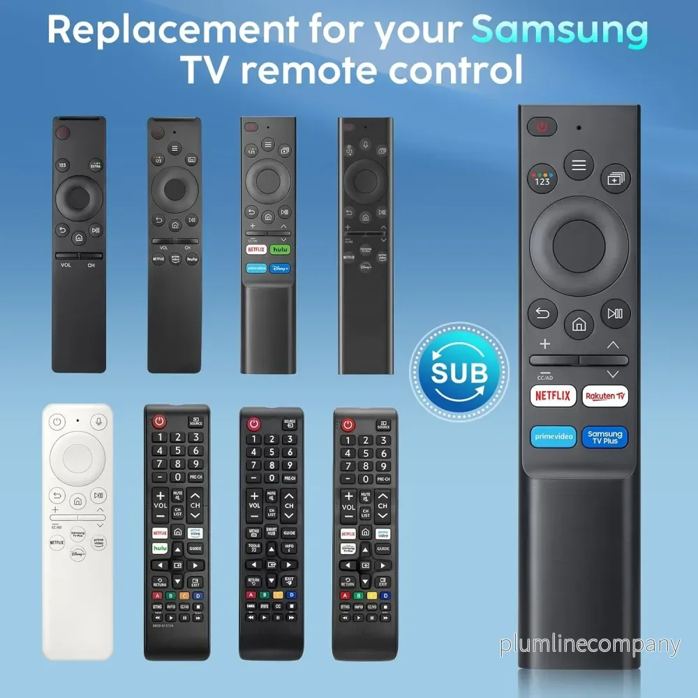 Universell Smart TV-fjärrkontroll för Samsung, kompatibel med originalmodeller från Samsung - Bild 3