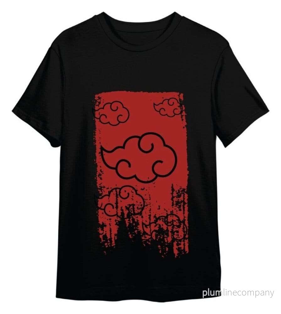 Naruto Shippuden T-shirt Akatsuki svart