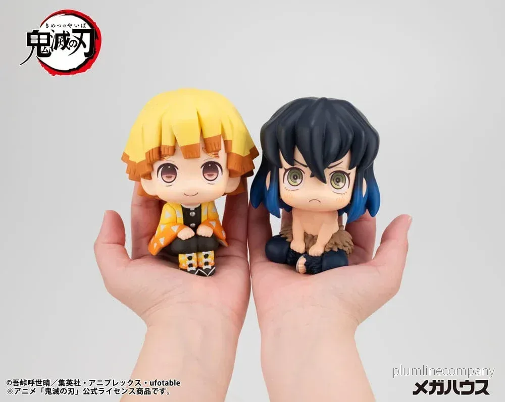Demon Slayer Kimetsu no Yaiba Look Up PVC Figur Zenitsu Agatsuma Smile Ver. 11 cm - Bild 3